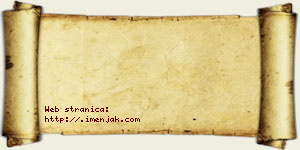 Jana Veselinov vizit kartica